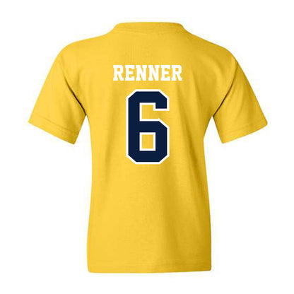 Michigan - NCAA Men's Lacrosse : Tommy Renner - Classic Shersey Youth T-Shirt-1