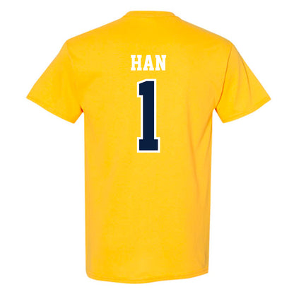 Michigan - NCAA Men's Lacrosse : Matt Han - Classic Shersey T-Shirt-1