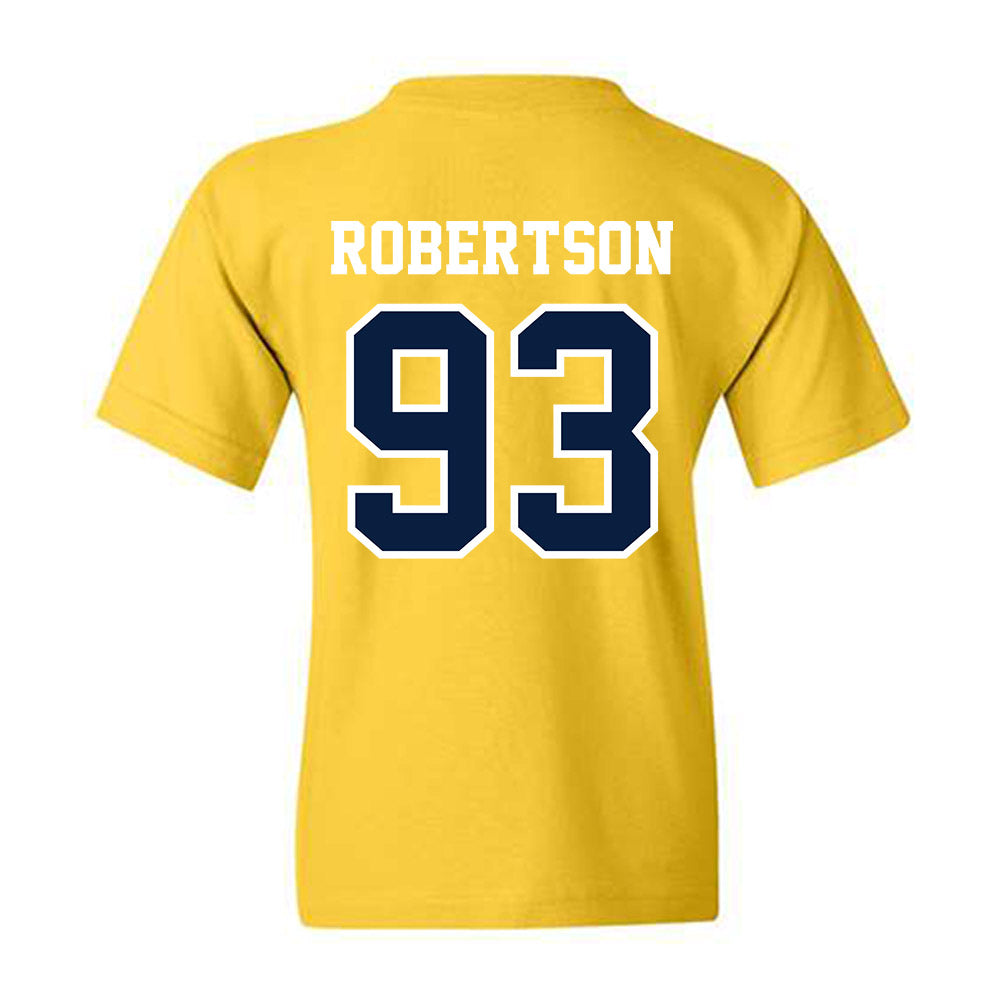 Michigan - NCAA Football : Hunter Robertson - Classic Shersey Youth T-Shirt-1