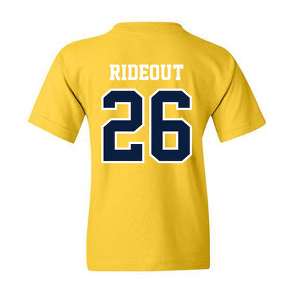 Michigan - NCAA Men's Lacrosse : Jack Rideout - Classic Shersey Youth T-Shirt-1