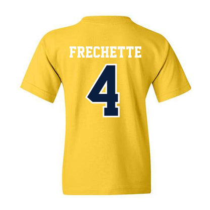 Michigan - NCAA Men's Lacrosse : Michael Frechette - Classic Shersey Youth T-Shirt-1