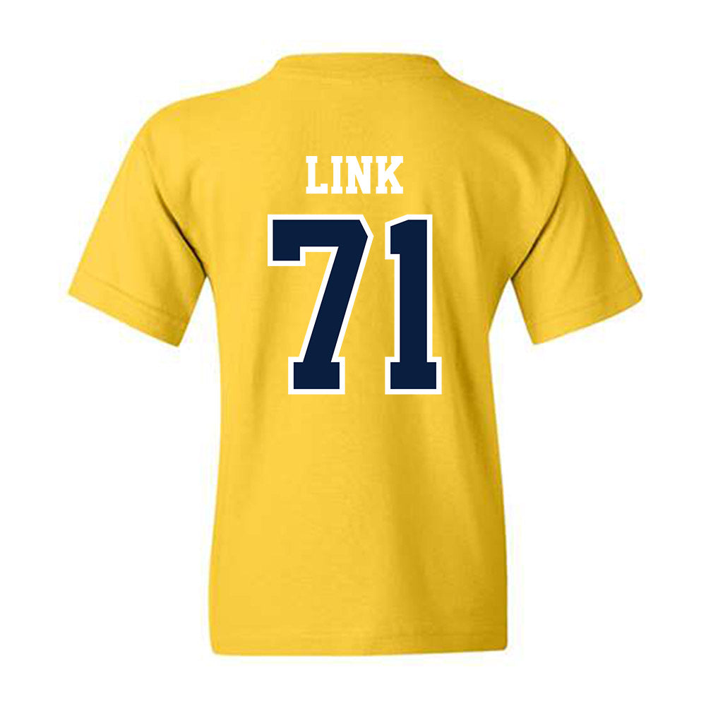 Michigan - NCAA Football : Evan Link - Classic Shersey Youth T-Shirt-1
