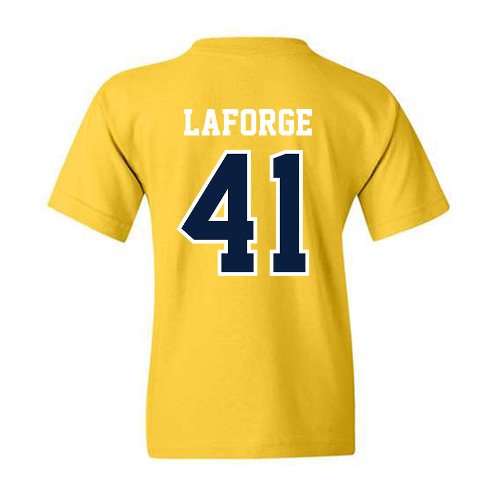Michigan - NCAA Men's Lacrosse : Lucas Laforge - Classic Shersey Youth T-Shirt-1