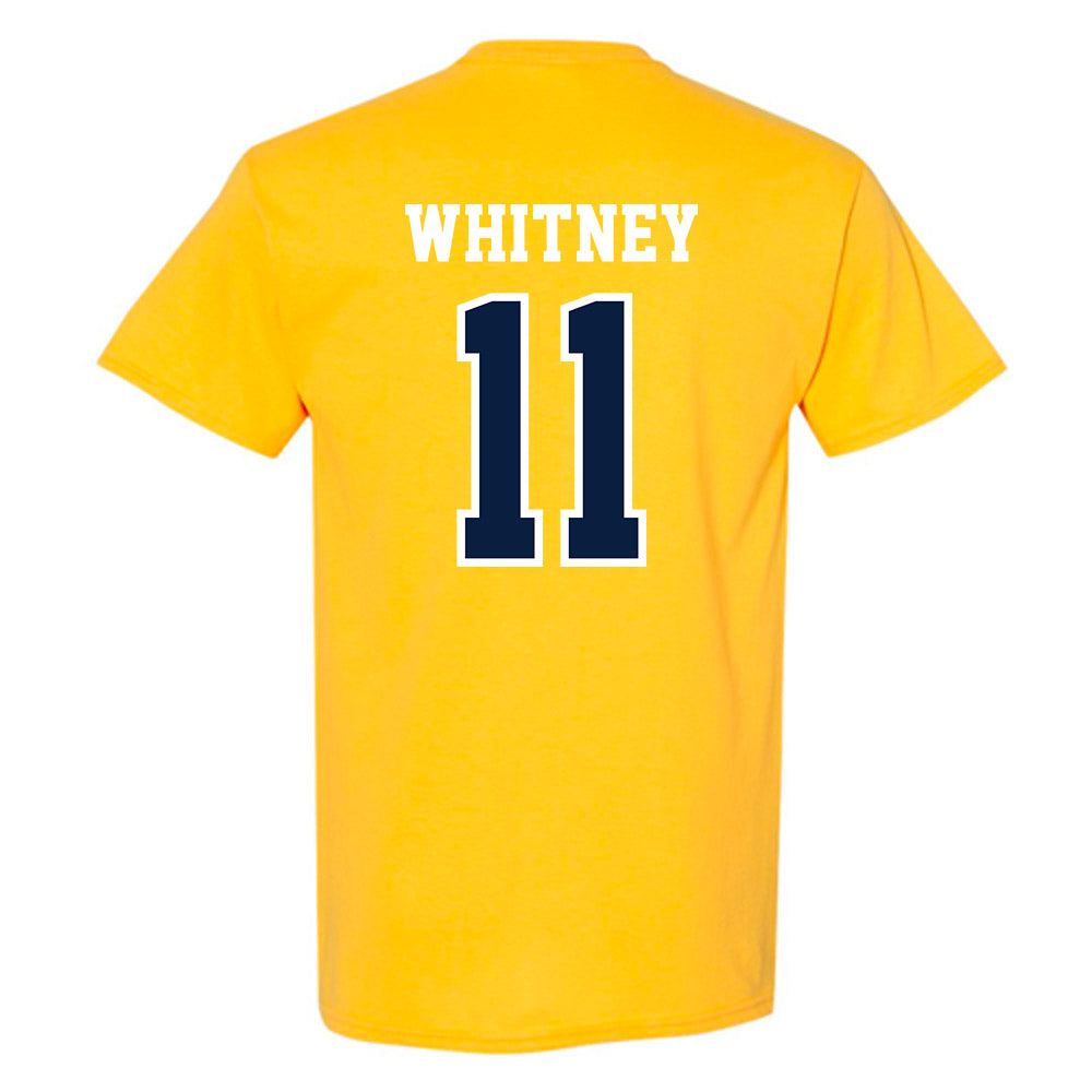 Michigan - NCAA Men's Lacrosse : Mason Whitney - Classic Shersey T-Shirt-1