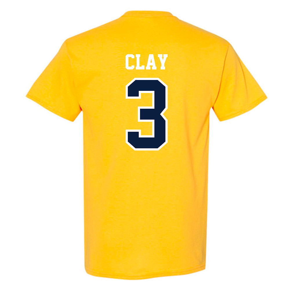 Michigan - NCAA Men's Lacrosse : Rowan Clay - Classic Shersey T-Shirt-1
