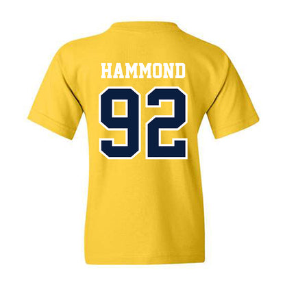 Michigan - NCAA Football : Ted Hammond - Classic Shersey Youth T-Shirt-1
