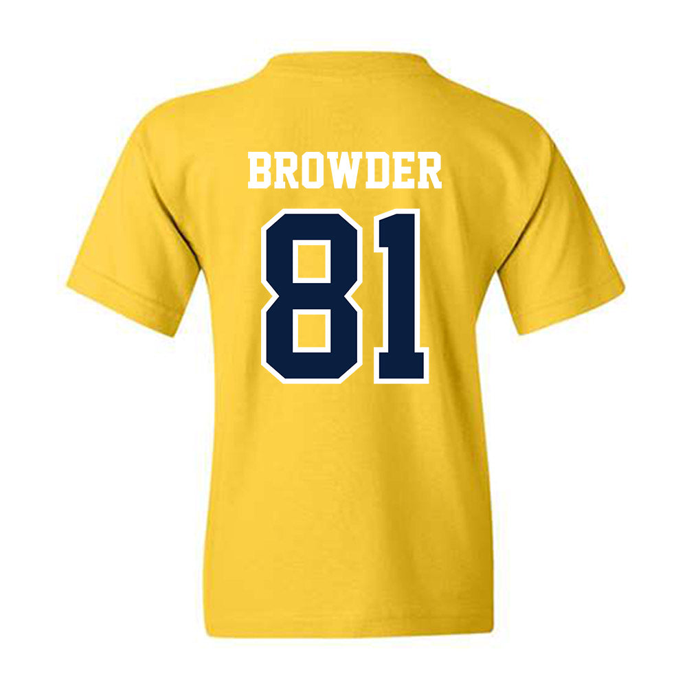 Michigan - NCAA Football : Jamar Browder - Classic Shersey Youth T-Shirt-1