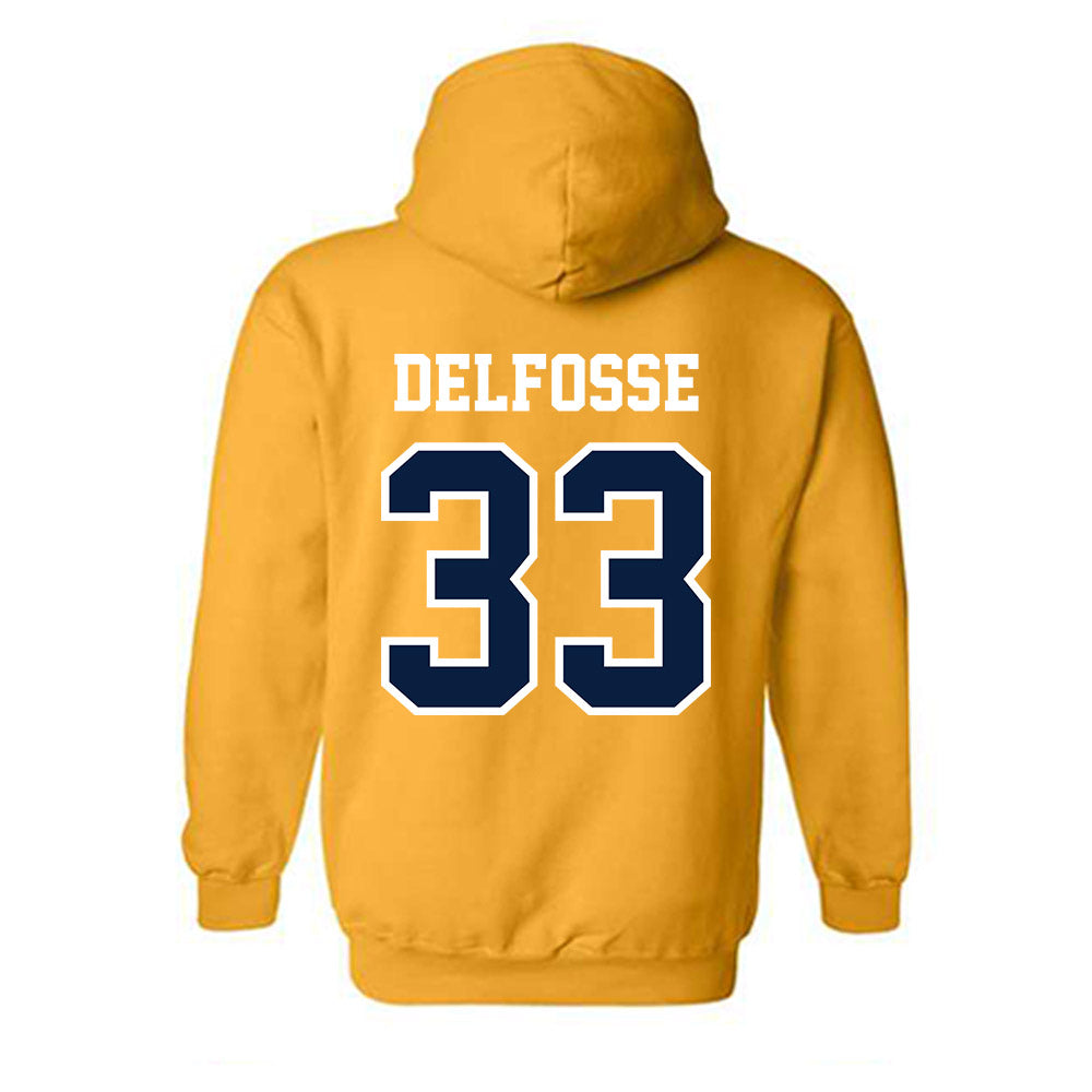 Michigan - NCAA Women's Basketball : Te'Yala Delfosse - Classic Shersey Hooded Sweatshirt-1