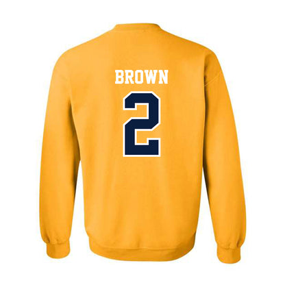 Michigan - NCAA Women's Basketball : Macy Brown - Classic Shersey Crewneck Sweatshirt-1