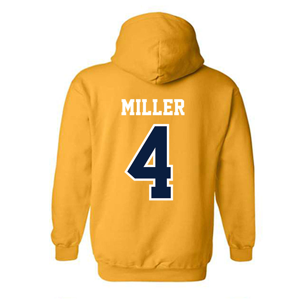 Michigan - NCAA Men's Soccer : Nolan Miller - Classic Shersey Hooded Sweatshirt-1