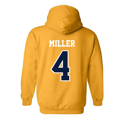 Michigan - NCAA Men's Soccer : Nolan Miller - Classic Shersey Hooded Sweatshirt-1