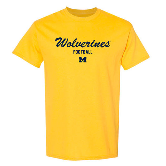 Michigan - NCAA Football : Tariq Boney - Classic Shersey T-Shirt-0
