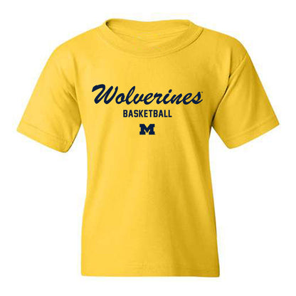 Michigan - NCAA Women's Basketball : Te'Yala Delfosse - Classic Shersey Youth T-Shirt-0