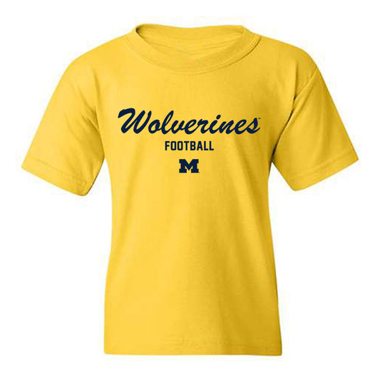 Michigan - NCAA Football : Bryce Wilcox - Classic Shersey Youth T-Shirt-0