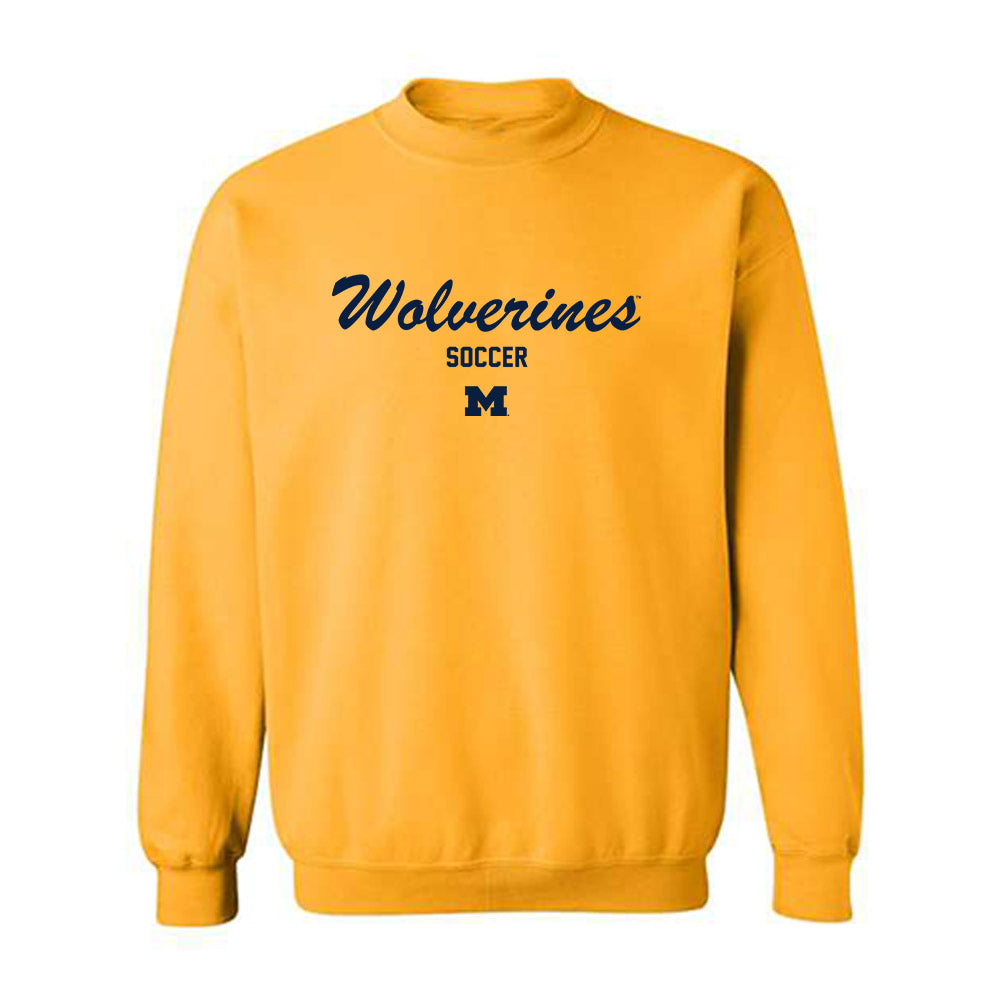 Michigan - NCAA Men's Soccer : Michael Leon - Classic Shersey Crewneck Sweatshirt-0