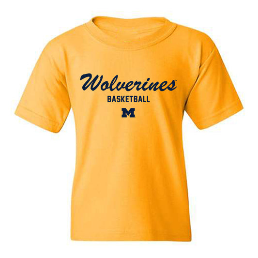 Michigan - NCAA Women's Basketball : Aaiyanna Dunbar - Classic Shersey Youth T-Shirt-0