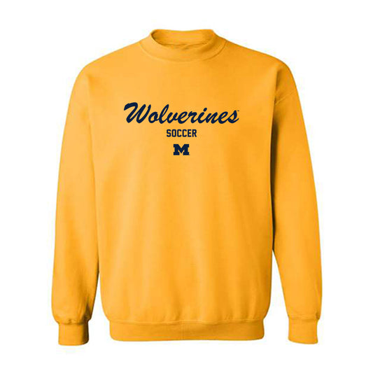 Michigan - NCAA Women's Soccer : Isabel Nino - Classic Shersey Crewneck Sweatshirt-0