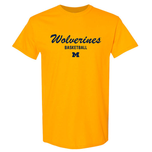 Michigan - NCAA Women's Basketball : Mila Holloway - Classic Shersey T-Shirt-0
