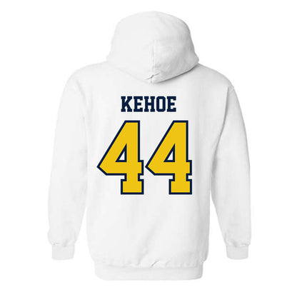Michigan - NCAA Men's Lacrosse : Ryan Kehoe - Classic Shersey Hooded Sweatshirt-1