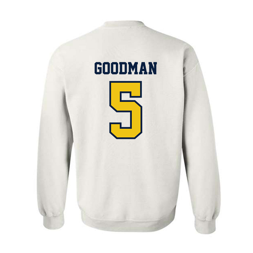 Michigan - NCAA Men's Basketball : Oscar Goodman - Classic Shersey Crewneck Sweatshirt-1