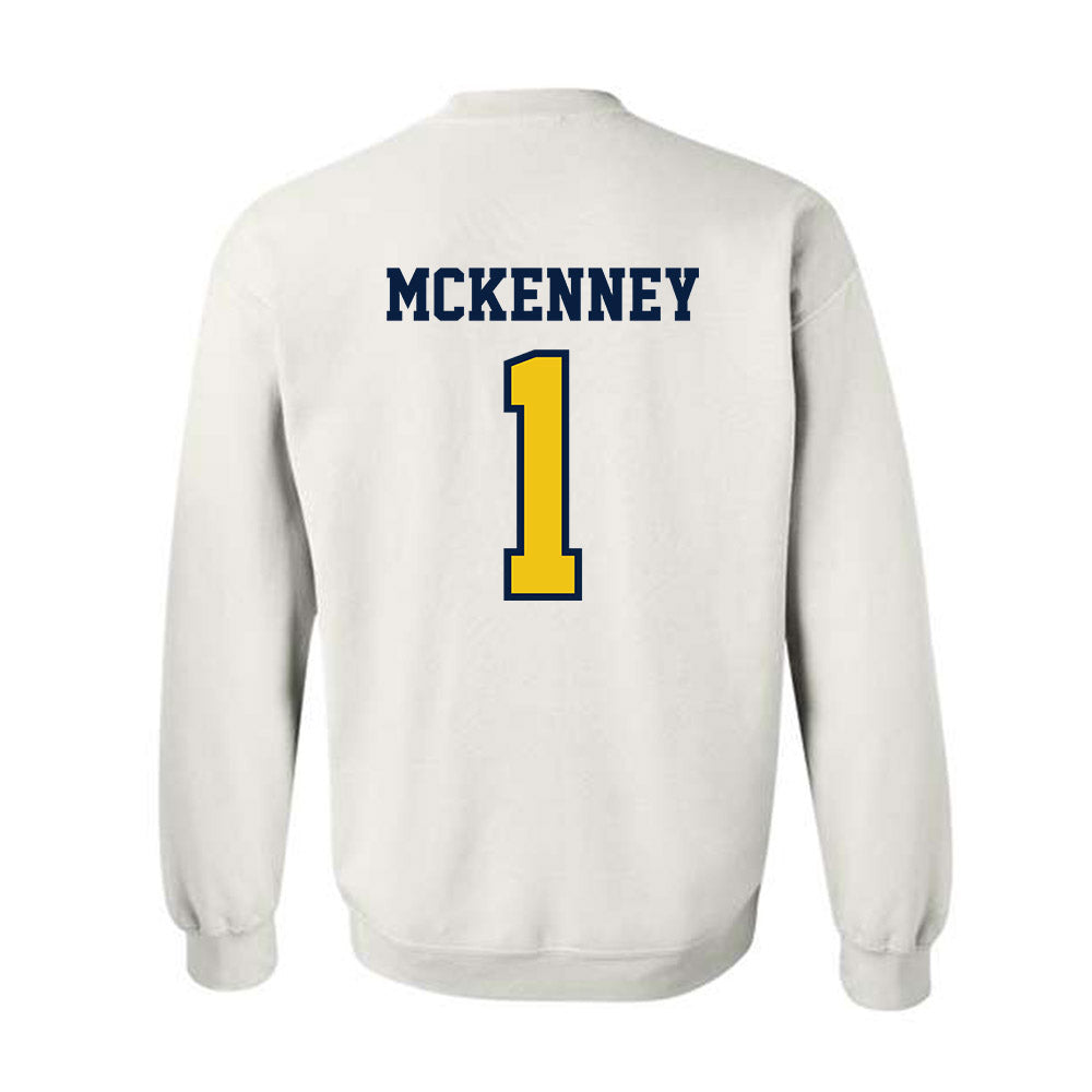 Michigan - NCAA Men's Basketball : Trey McKenney - Classic Shersey Crewneck Sweatshirt-1