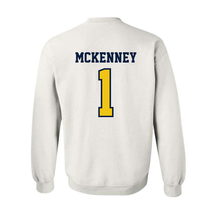Michigan - NCAA Men's Basketball : Trey McKenney - Classic Shersey Crewneck Sweatshirt-1