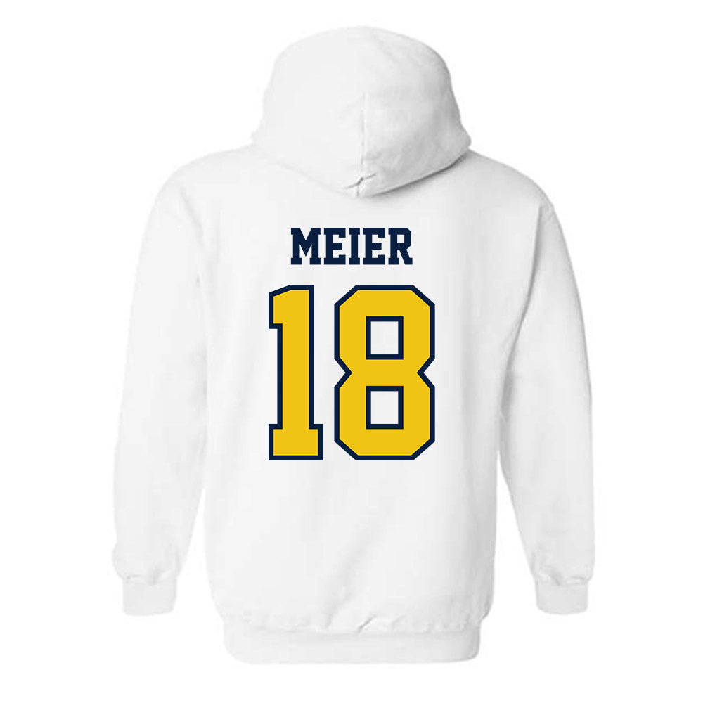Michigan - NCAA Women's Lacrosse : Kennedy Meier - Classic Shersey Hooded Sweatshirt-1