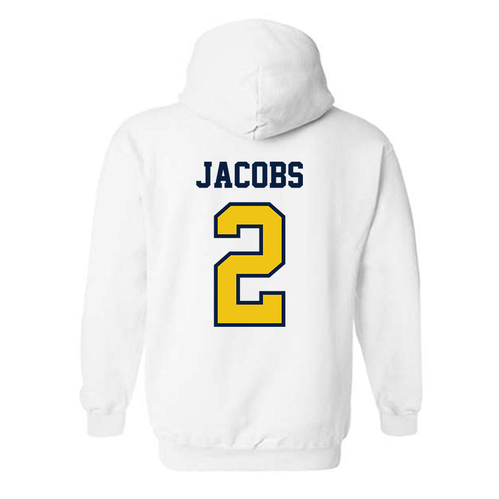 Michigan - NCAA Women's Volleyball : Allison Jacobs - Classic Shersey Hooded Sweatshirt-1