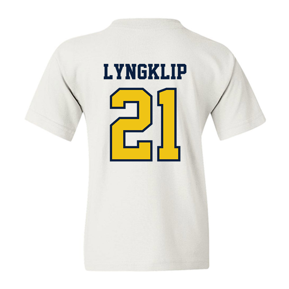 Michigan - NCAA Men's Lacrosse : Ryan Lyngklip - Classic Shersey Youth T-Shirt-1