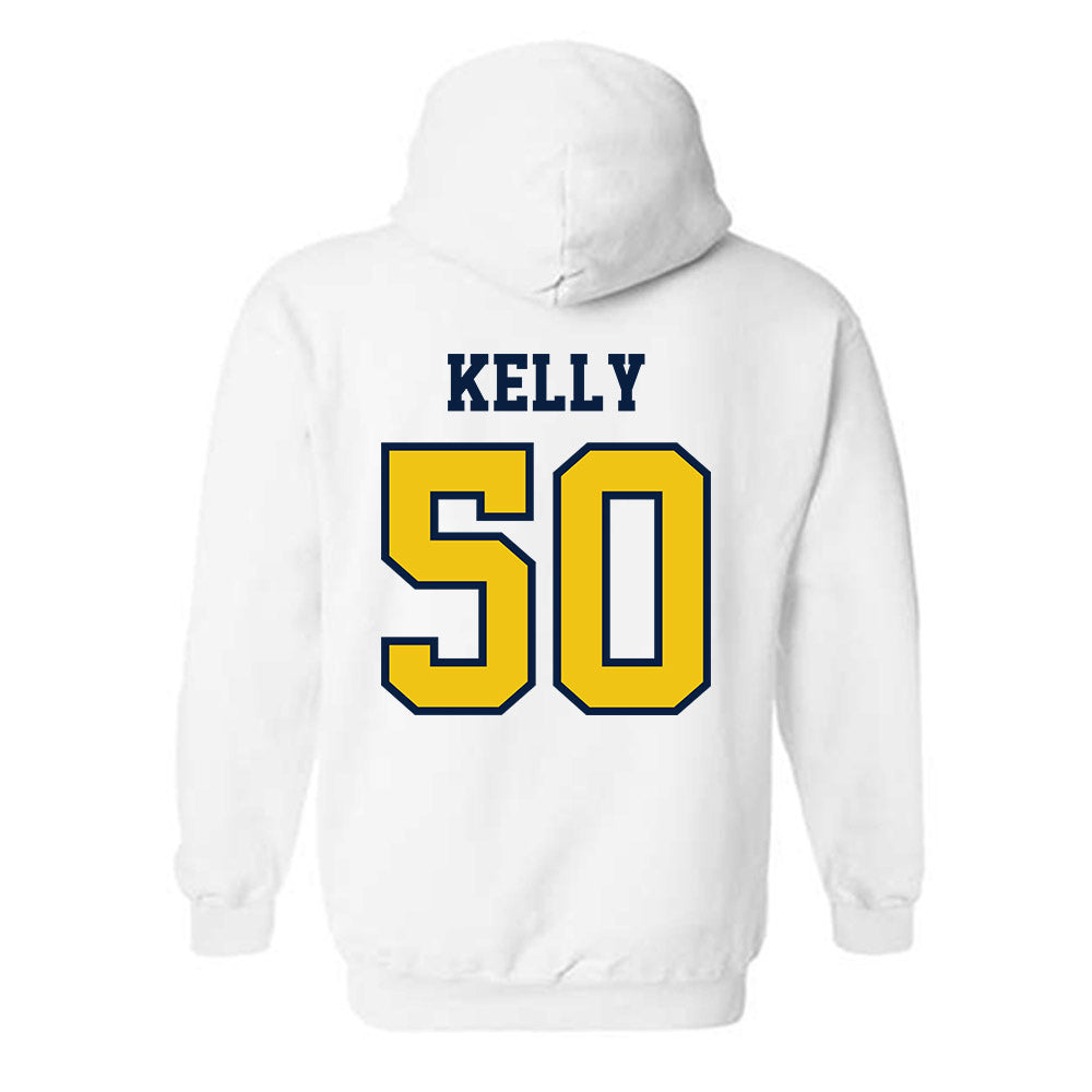 Michigan - NCAA Men's Lacrosse : Michael Kelly - Classic Shersey Hooded Sweatshirt-1