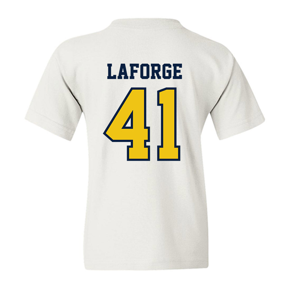 Michigan - NCAA Men's Lacrosse : Lucas Laforge - Classic Shersey Youth T-Shirt-1