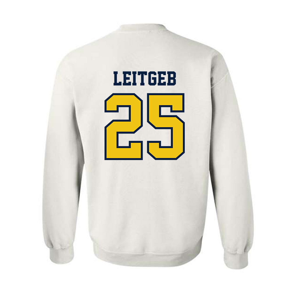 Michigan - NCAA Baseball : Brock leitgeb - Classic Shersey Crewneck Sweatshirt-1