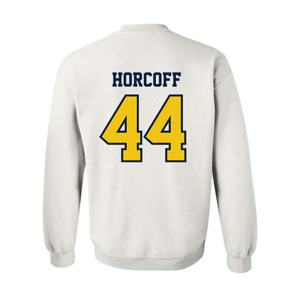 Michigan - NCAA Men's Ice Hockey : Will Horcoff - Classic Shersey Crewneck Sweatshirt-1