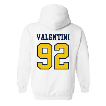 Michigan - NCAA Men's Ice Hockey : Adam Valentini - Classic Shersey Hooded Sweatshirt-1