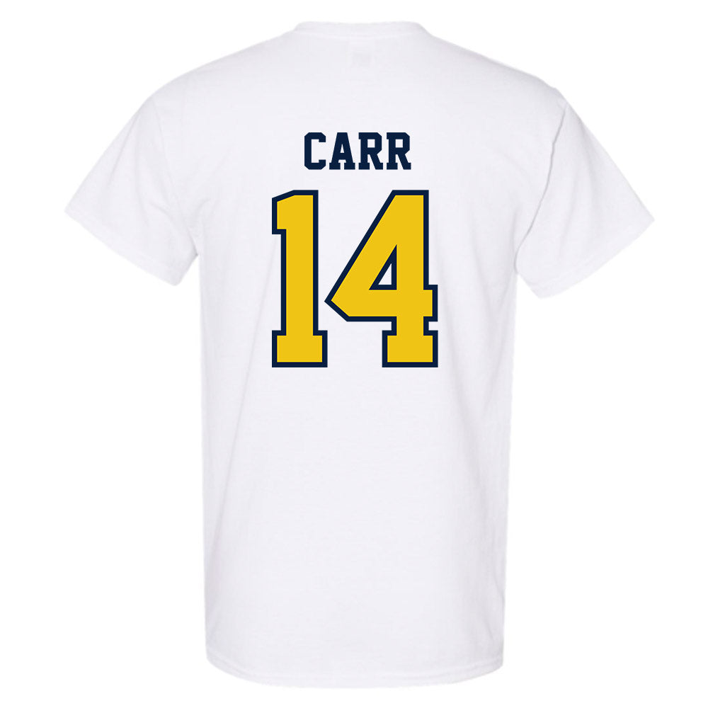 Michigan - NCAA Football : Tommy Carr - Classic Shersey T-Shirt-1