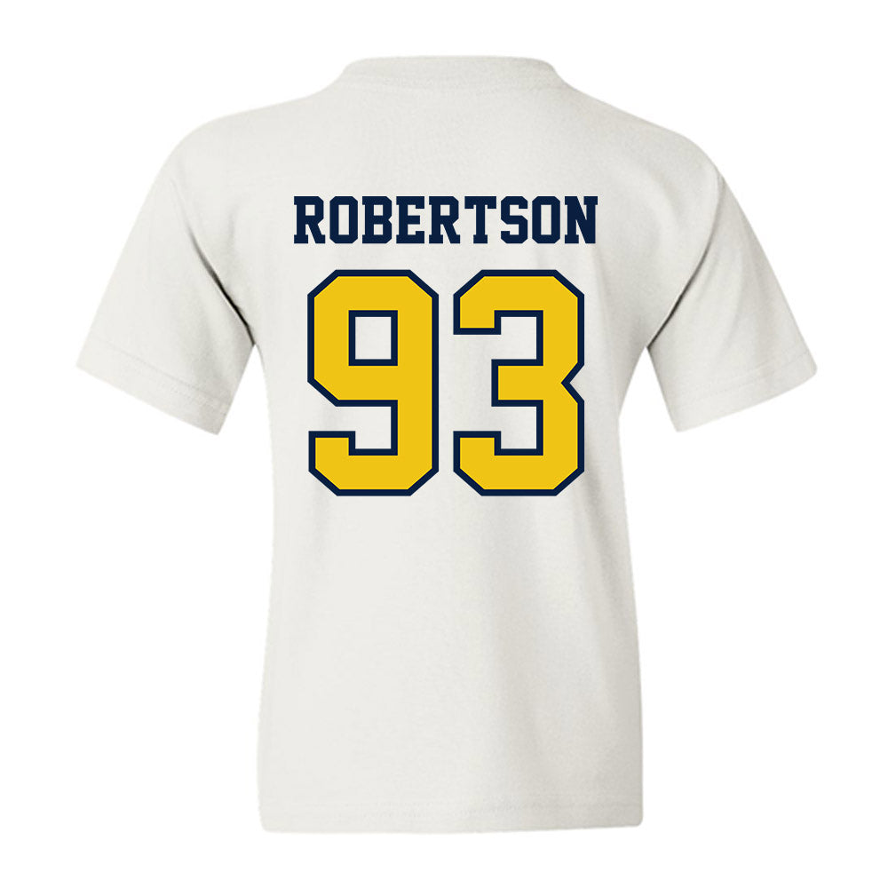 Michigan - NCAA Football : Hunter Robertson - Classic Shersey Youth T-Shirt-1