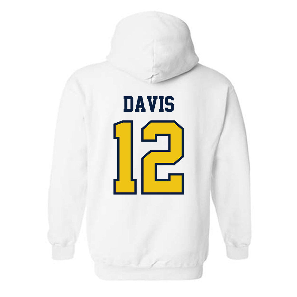 Michigan - NCAA Women's Lacrosse : Lucy Davis - Classic Shersey Hooded Sweatshirt-1