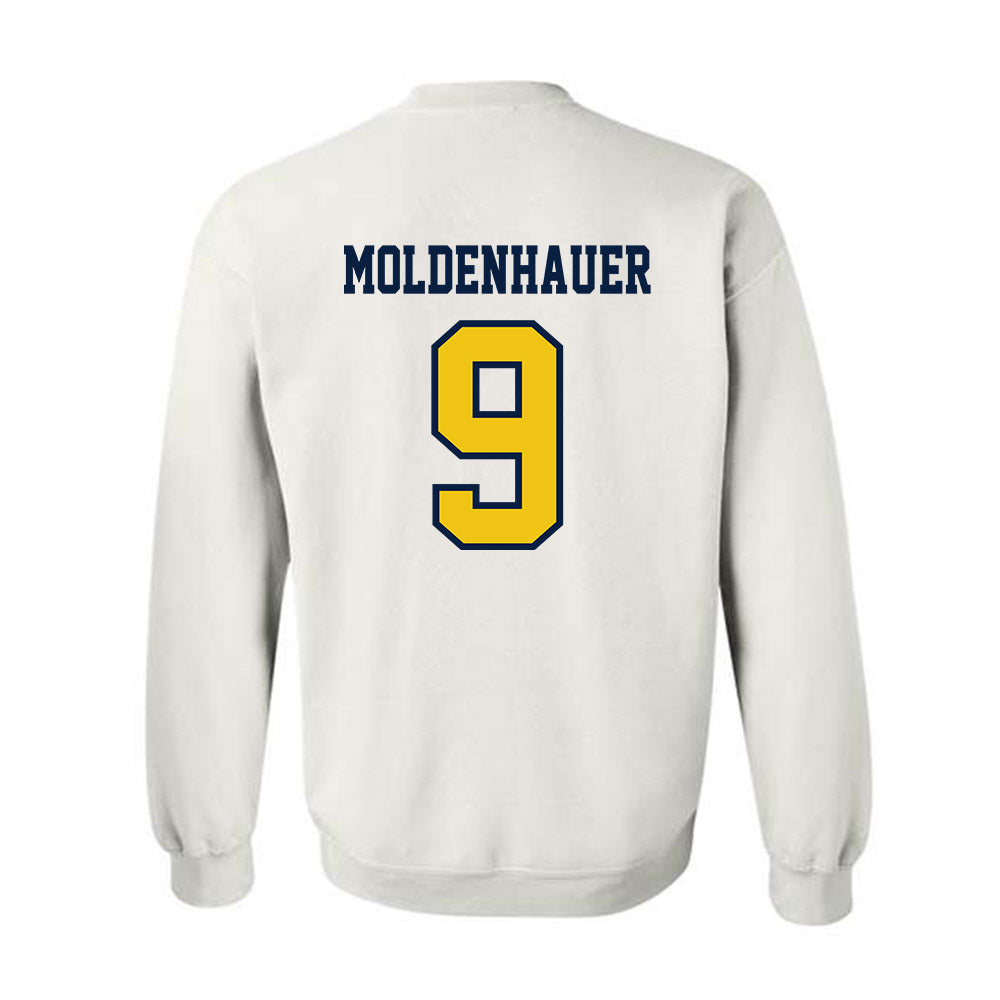 Michigan - NCAA Men's Ice Hockey : Nick Moldenhauer - Classic Shersey Crewneck Sweatshirt-1