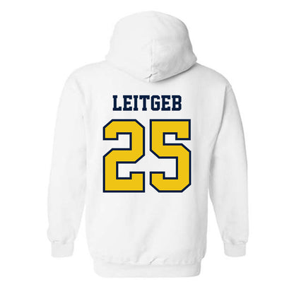 Michigan - NCAA Baseball : Brock leitgeb - Classic Shersey Hooded Sweatshirt-1