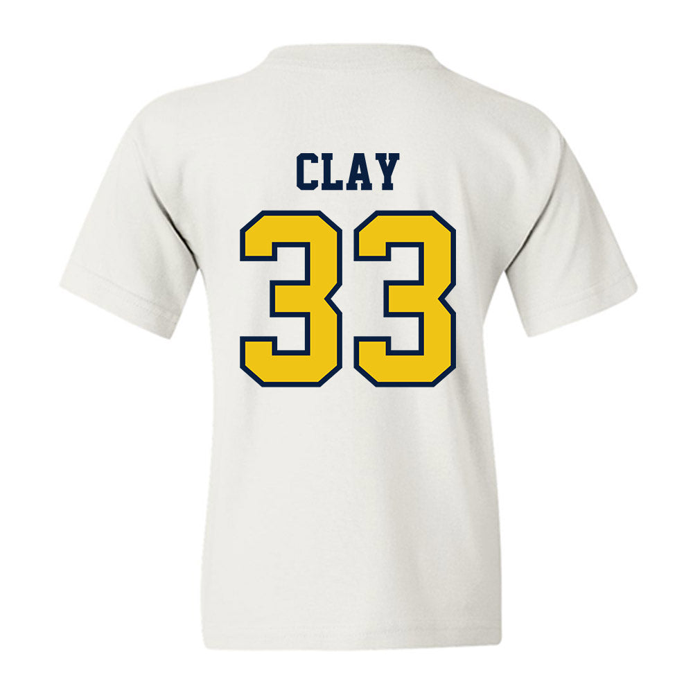Michigan - NCAA Men's Lacrosse : Jackson Clay - Classic Shersey Youth T-Shirt-1