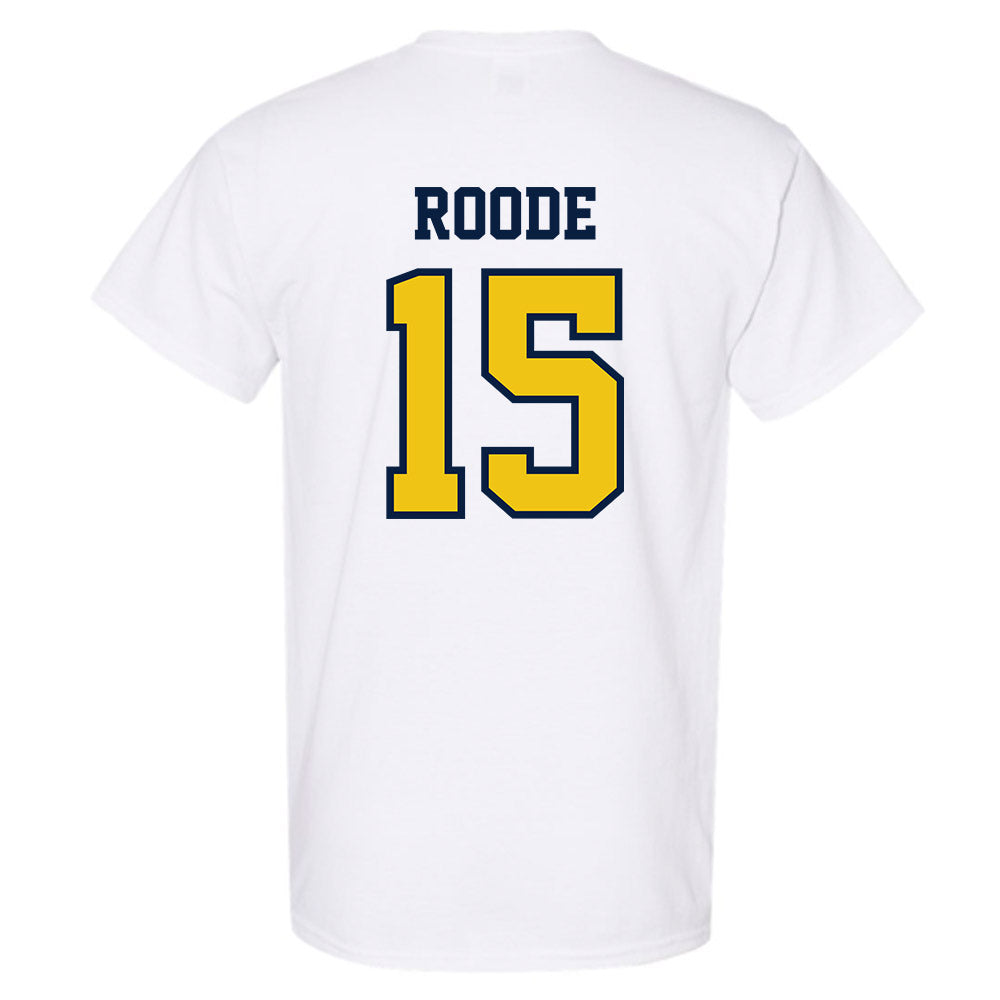 Michigan - NCAA Men's Lacrosse : Nick Roode - Classic Shersey T-Shirt-1
