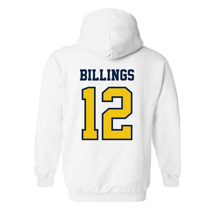Michigan - NCAA Men's Lacrosse : Pace Billings - Classic Shersey Hooded Sweatshirt-1
