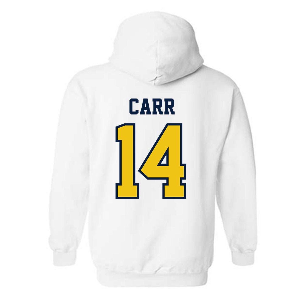 Michigan - NCAA Football : Tommy Carr - Classic Shersey Hooded Sweatshirt-1