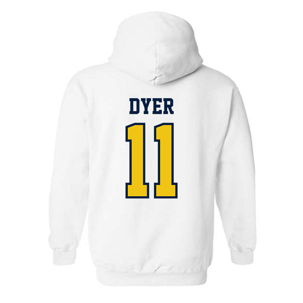 Michigan - NCAA Women's Lacrosse : Kaylee Dyer - Classic Shersey Hooded Sweatshirt-1