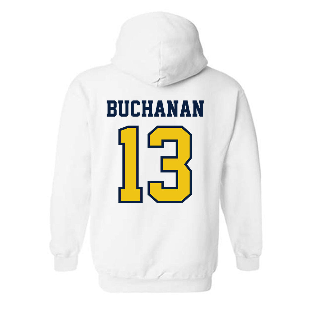 Michigan - NCAA Football : JJ Buchanan - Classic Shersey Hooded Sweatshirt-1