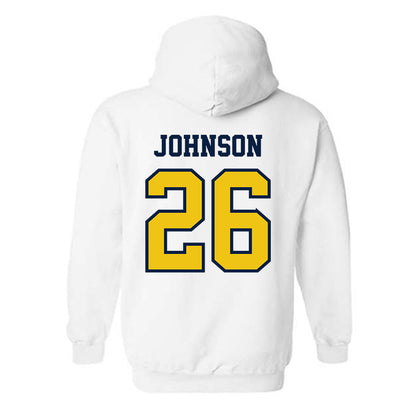 Michigan - NCAA Football : Donovan Johnson - Classic Shersey Hooded Sweatshirt-1