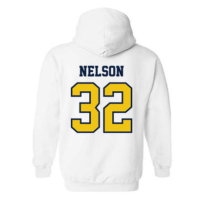 Michigan - NCAA Women's Lacrosse : Claire Nelson - Classic Shersey Hooded Sweatshirt-1
