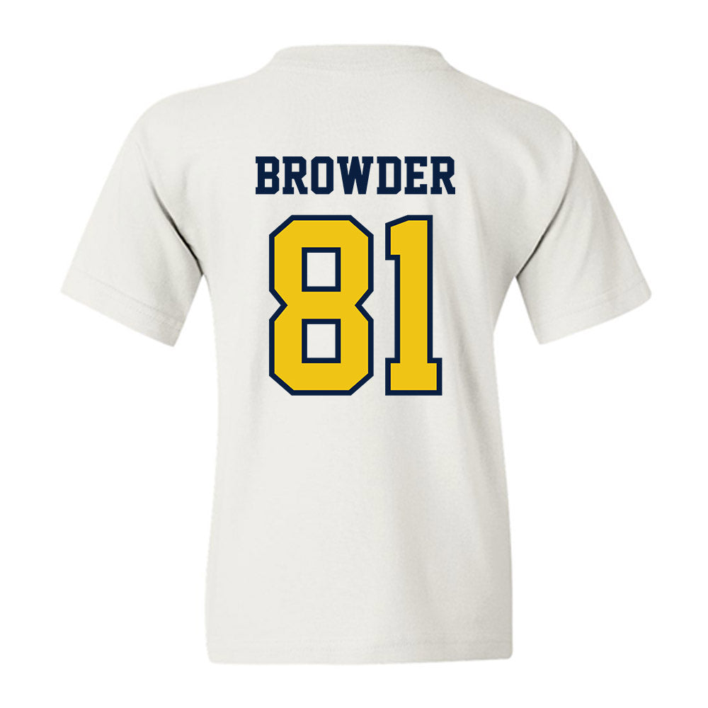 Michigan - NCAA Football : Jamar Browder - Classic Shersey Youth T-Shirt-1