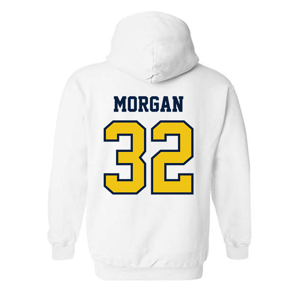 Michigan - NCAA Men's Lacrosse : John Morgan - Classic Shersey Hooded Sweatshirt-1