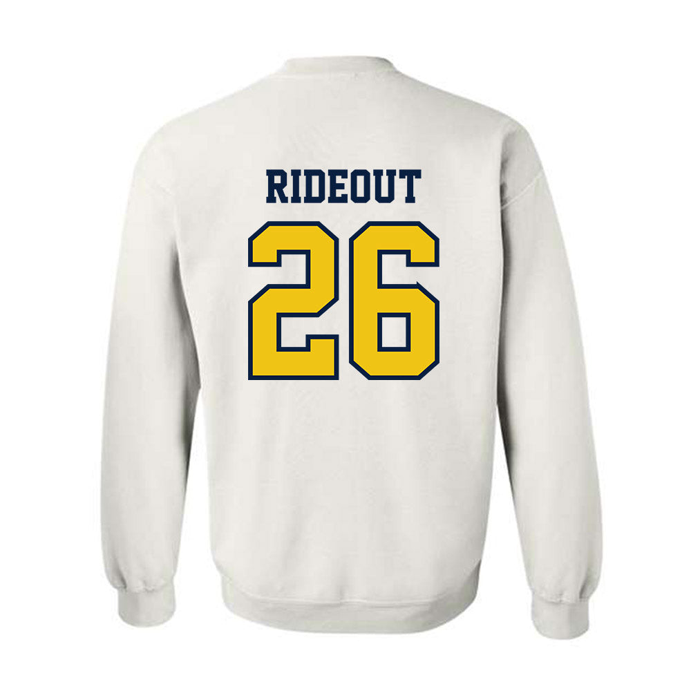 Michigan - NCAA Men's Lacrosse : Jack Rideout - Classic Shersey Crewneck Sweatshirt-1